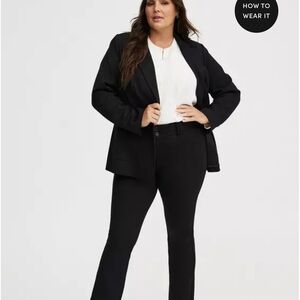 Torrid Black Flare Pantsuit